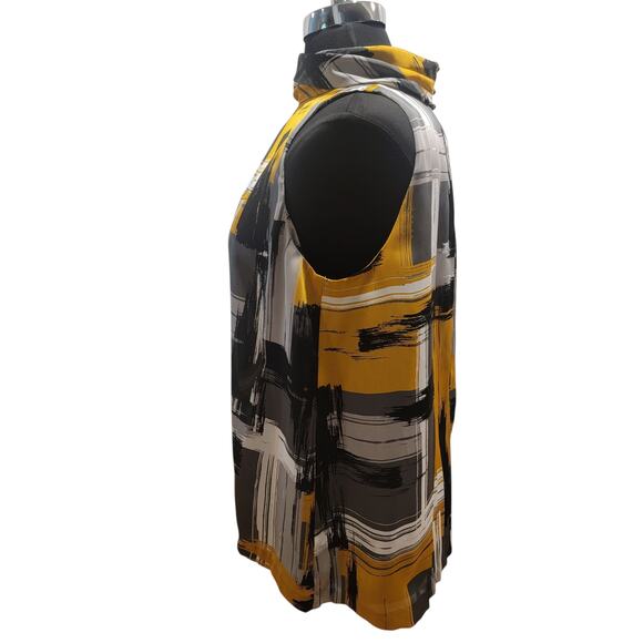 Alfani Gray Blouse Sleeveless Top Sz 16 Women's Plus-size Office - Picture 4 of 11